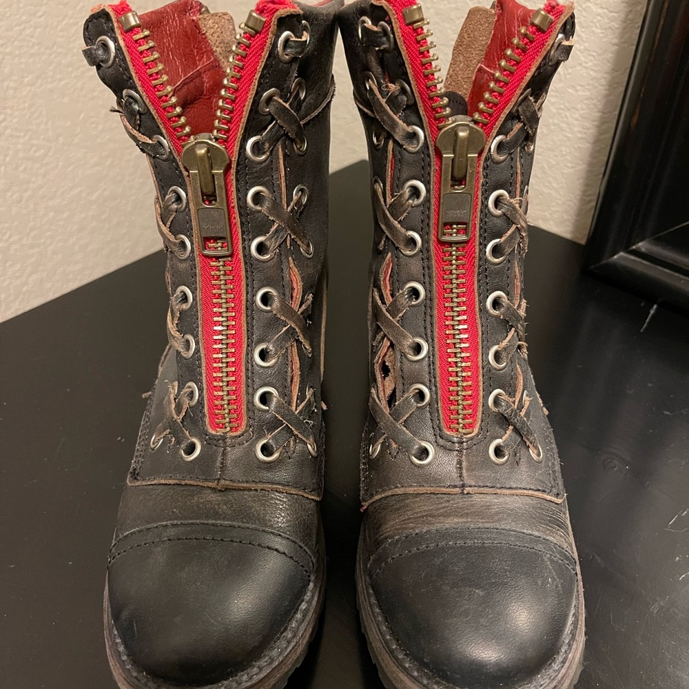 FREEBIRD Liverpool Boot, Black - Size 6